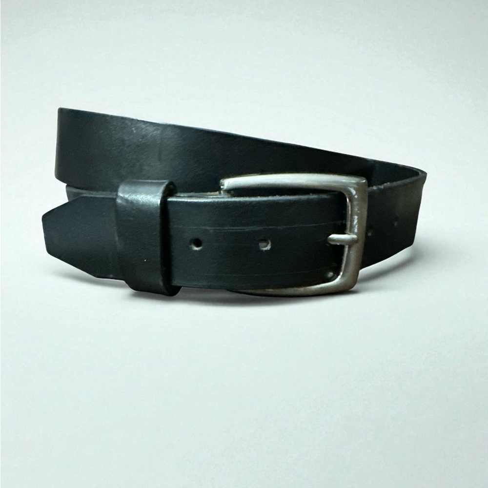 Brighton Honest Black Leather Belt EUC size 40‎